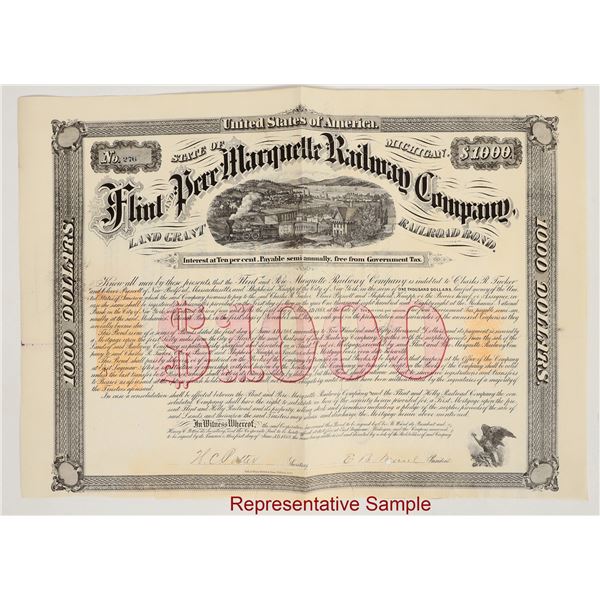 The Flint and Pere Marquette Railroad Co. Bonds (50+) [206004]