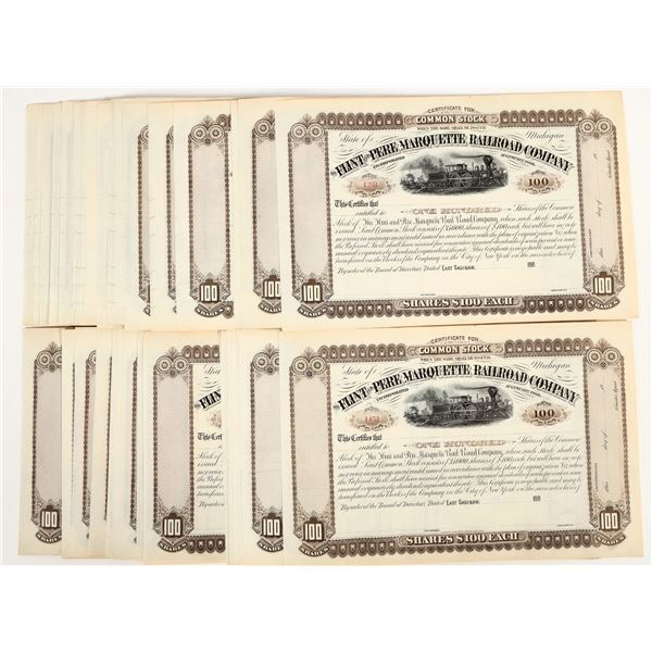 The Flint and Pere Marquette Railroad Co. Stocks. [205956]