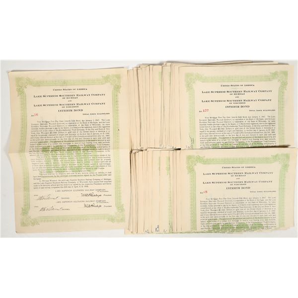 Lake Superior Southern Railway Bonds, 1906 (55) [206053]