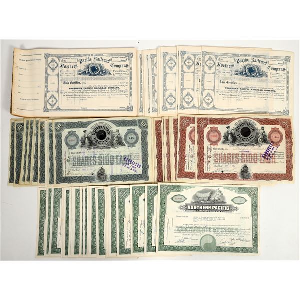Northern Pacific Railroad/Railway Stocks c.1915 About 180 [205744]