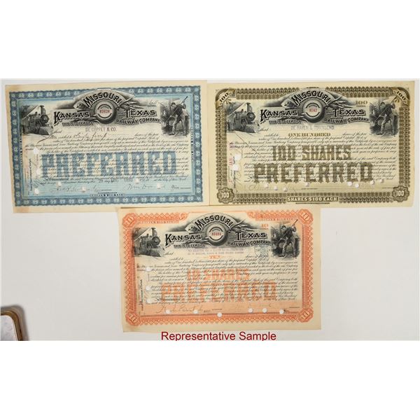Missouri, Kansas and Texas Railway Co. Stocks (125) [206161]