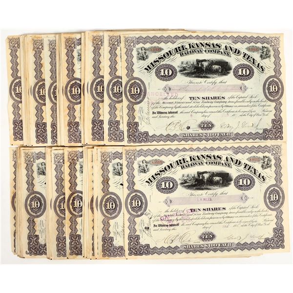 Missouri, Kansas and Texas Railway Co. Stocks  (125) [206163]