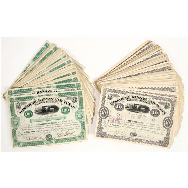 Missouri, Kansas and Texas Railway Co. Stocks. [206029]