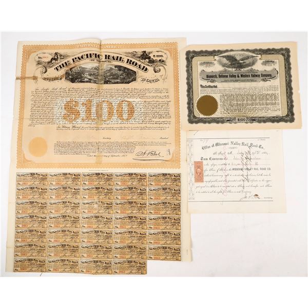 Missouri Railroad Stocks (3) [207081]