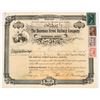 Image 1 : Bozeman Street Railway Company Stock Certificate, 1899, to Henry Elling [198019]