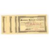 Image 1 : Montana Railroad Company Stock Certificate c. 1896 (25) [206311]
