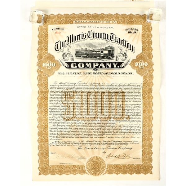 Gold Bond: Morris County Traction Co., 1905 [206601]