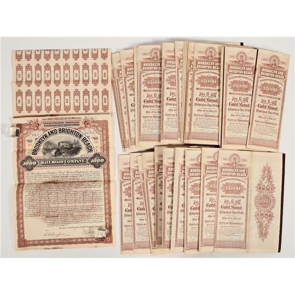 Brooklyn And Brighton Beach Railroad Co. Bonds. (33) [206506]