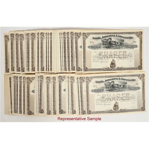 Fonda, Johnstown & Gloversville Railroad Co. Stocks (100) [204891]