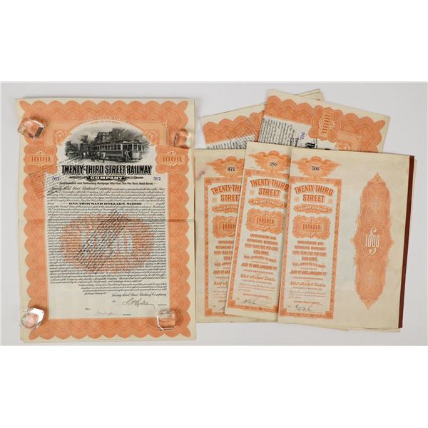 Twenty-Third Street Railway Co. Bonds  (6) [206656]