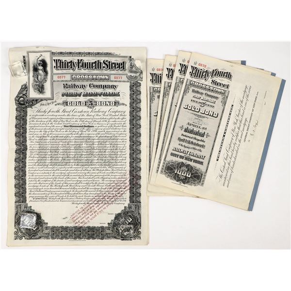 Thirty-Fourth Street Crosstown Railway Co. Bonds. (5) [206790]