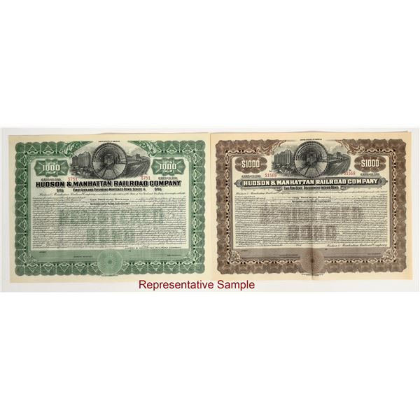 Hudson & Manhattan Railroad Co. Stocks (125+) [205700]