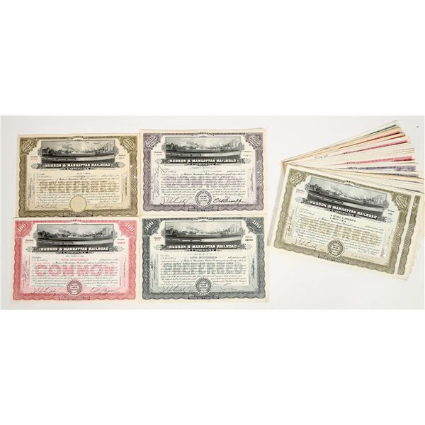 Hudson & Manhattan Railroad Stocks (70) [206047]