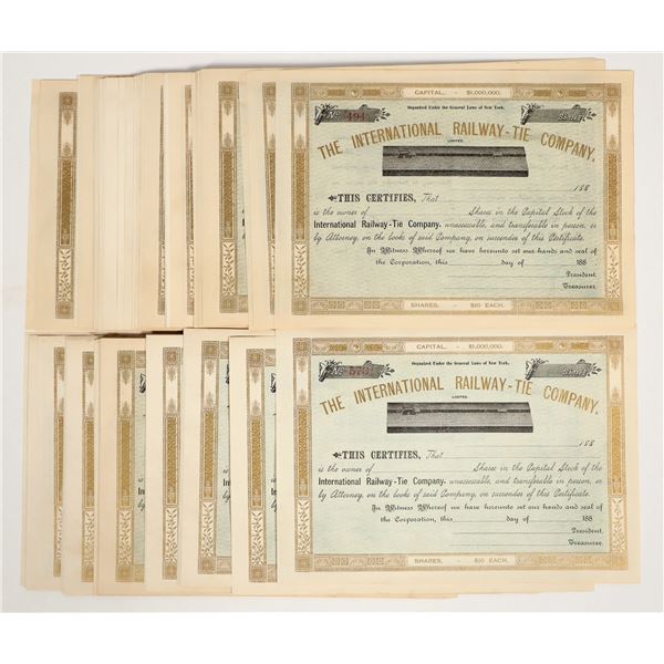 International Railway-Tie Company Stocks (50) [206248]