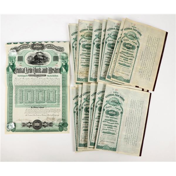 The Central New York Western Railroad Co. Bonds. (18) [206644]