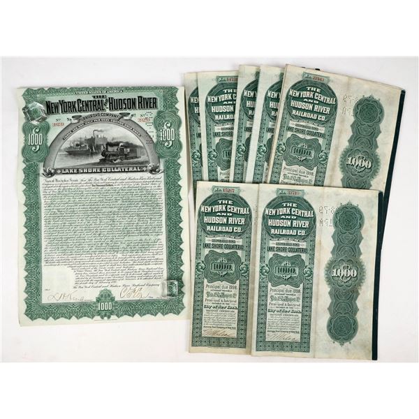 New York Central & Hudson River Railroad Co. Gold Bonds 1898 (9) [206775]