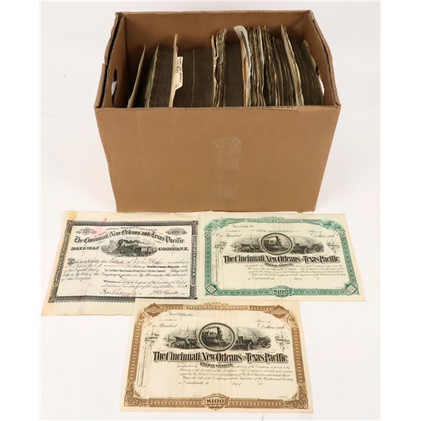 The Cincinnati, New Orleans and Texas Pacific Railway Co. Box of Stocks [204886]