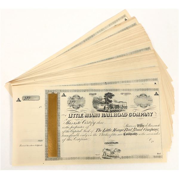 Little Miami Railroad Co. Stocks, 18XX (70) [206057]