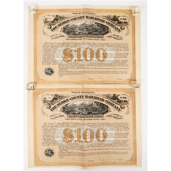 Berks County Railroad Company Bonds (2) [206357]
