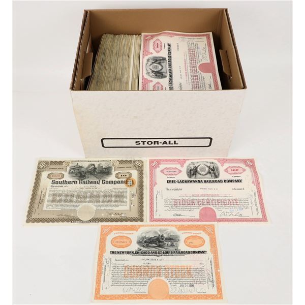 Harrisburg Railways, 4 different varieties, ~2,000 stocks [206697]