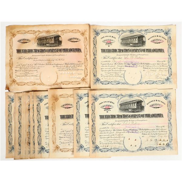 Electric Traction Company of Philadelphia Stocks (20) [206071]