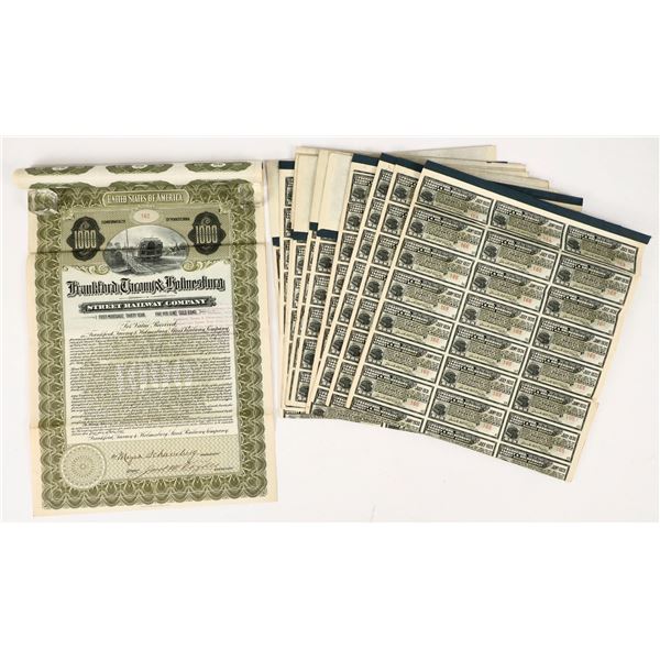 Frankford, Tacony & Holmesburg Street Railway Bonds (10) [206098]