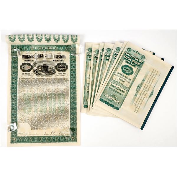 Philadelphia And Easton Railway Co. Bonds  (10) [206796]