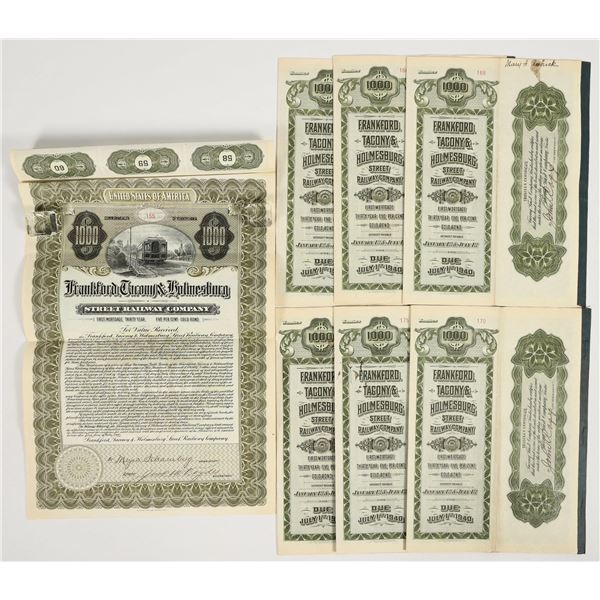 Frankford, Tacony & Holmesburg Street Railway Co. Bonds [206549]