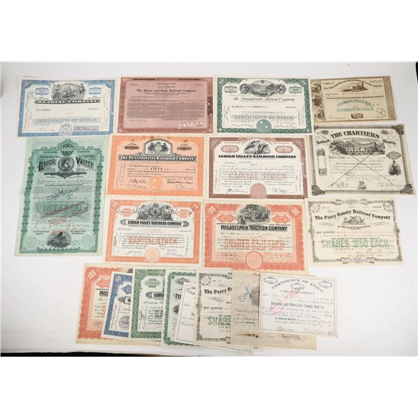 Pennsylvania Railroad Stocks [206495]