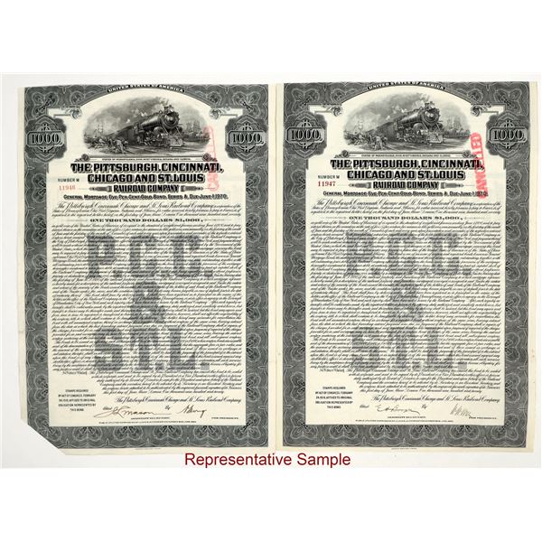 The Pittsburgh, Cincinnati, Chicago And St. Louis Railroad Co .Bonds [204876]