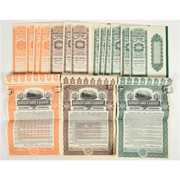 Aberdeen-Huron & Southern Railway Co. Bonds (17) [206504]
