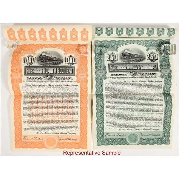 Aberdeen-Huron & Southern Railway Co. Bonds (30) [204895]