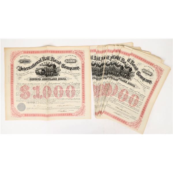 International Railroad Company of Texas Bonds (18) [206091]