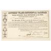 Image 1 : Southern Trans-Continental Railroad Construction Stock Signed by John C. Fremont, 1868 [198052]