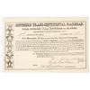 Image 1 : Southern Trans-Continental Railroad Construction Stock Signed by John C. Fremont, 1868 [198054]