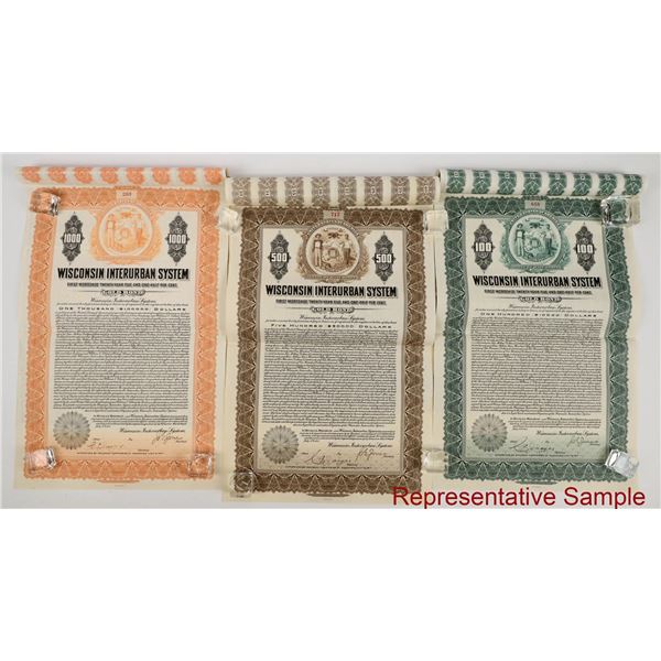 Wisconsin Interurban System Gold Bond Certificates Group [206646]