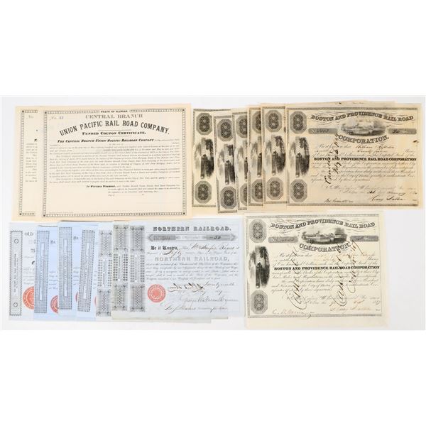 Early US Railroad Stock Certificates (17) [205394]