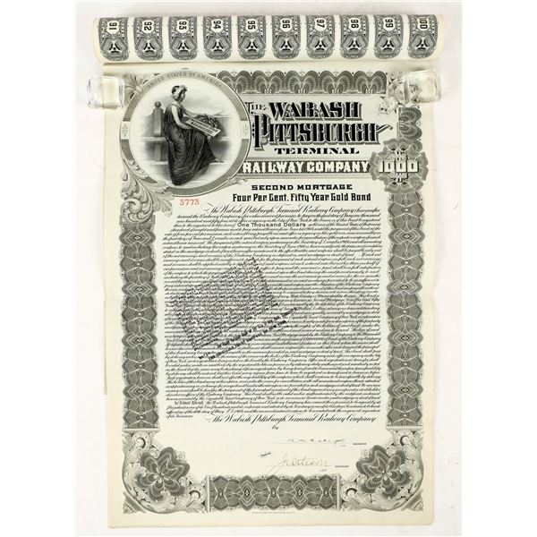 Gold Bond: Wabash Pittsburgh Terminal Railway Co., 1904 [188808]
