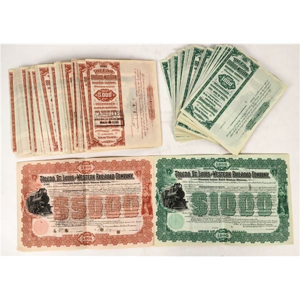 Gold Bonds: Toledo, St. Louis & Western RR, 1900 (205) [206811]