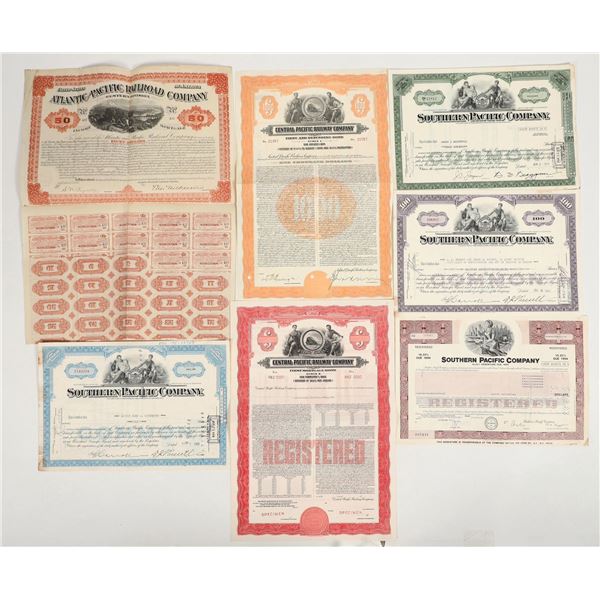 Large-Scale Railroad Stocks/Bonds (7) [206288]