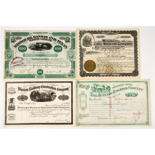 Miscellaneous Railroad Stocks (4) [206771]