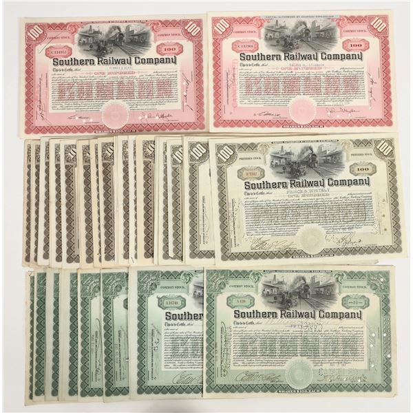 Southern Railway Co. Stocks.  [205952]