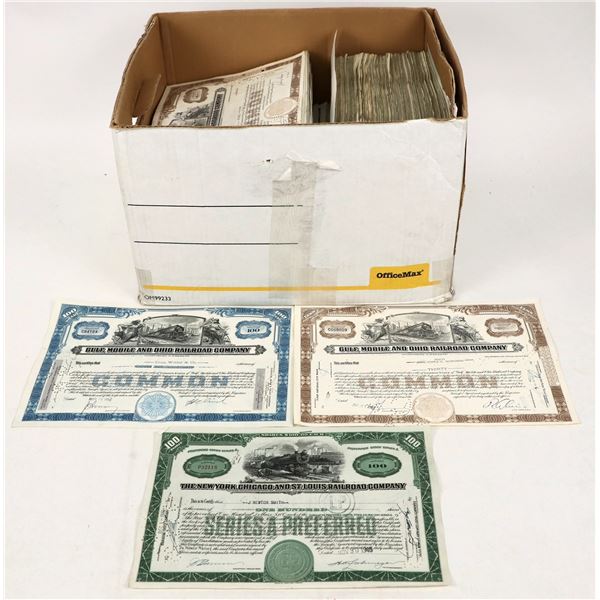 Railroad Box Lot; Gulf Mobile and NY, Chicago, St. Louis  [206587]