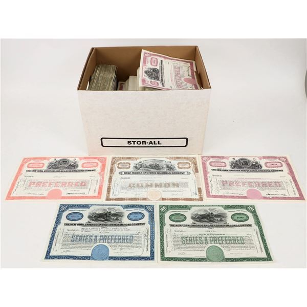 Railroad Box Lot; NY, Chicago, St. Louis [206589]