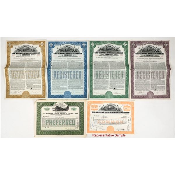 Railroad Box Lot; Western Pacific Group [206590]