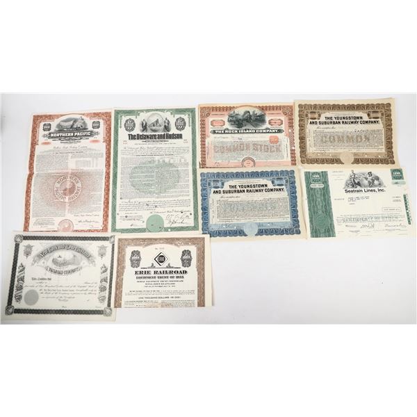 Railroad Mixed Stock/Bond Box Lot (300+) [206738]