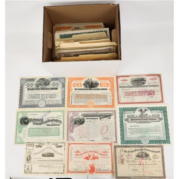 Railroad Stocks/Bonds Mixed Lot About 750 [206740]