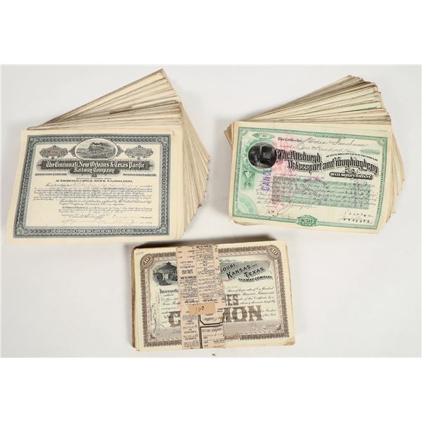 Railroad Stocks Variety Lot  [206714]