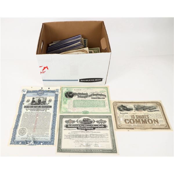 Railroad Stocks Variety Lot  [206716]