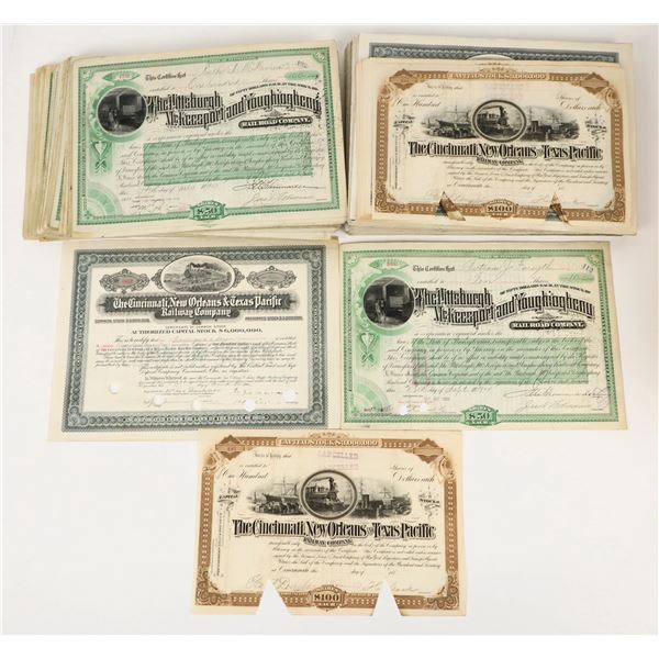 Railroad Stocks Variety Lot  [206719]